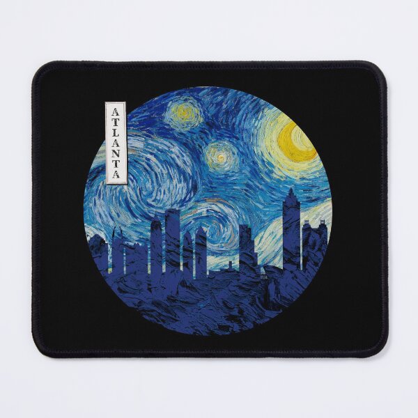 Item preview, Atlanta Starry Night Van Gogh Circle designed and sold by DFerraz.