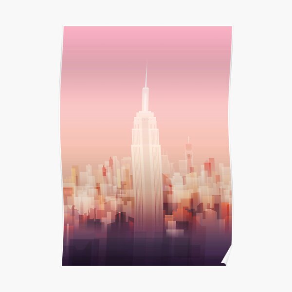 New york Empire state building Poster