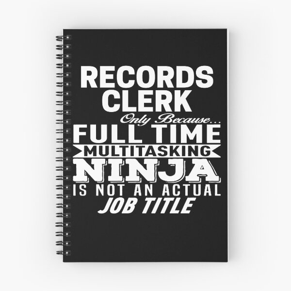 Item preview, Records clerk designed and sold by clickmostro.