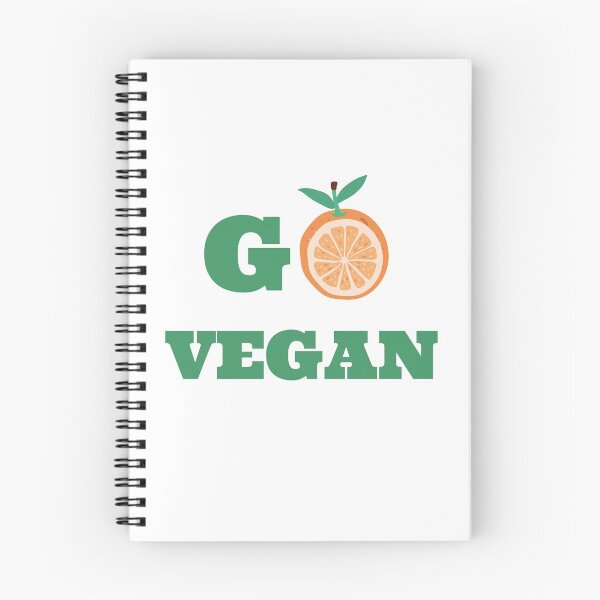 Item preview, Go Vegan Yes We Can Orange and Green Typography Design designed and sold by DivineMoonlight.