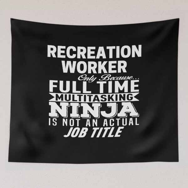 Item preview, Recreation worker designed and sold by clickmostro.