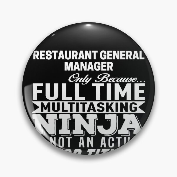 Item preview, Restaurant General Manager designed and sold by clickmostro.