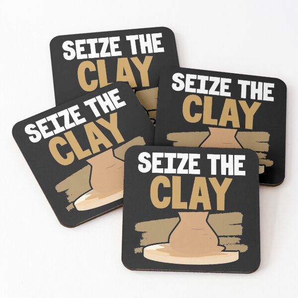 Item preview, Seize the Clay | Pottery Maker and Ceramics Artist designed and sold by Dancing Dolphin Crafts.