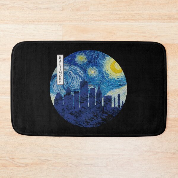 Item preview, Baltimore Starry Night Van Gogh Circle designed and sold by DFerraz.