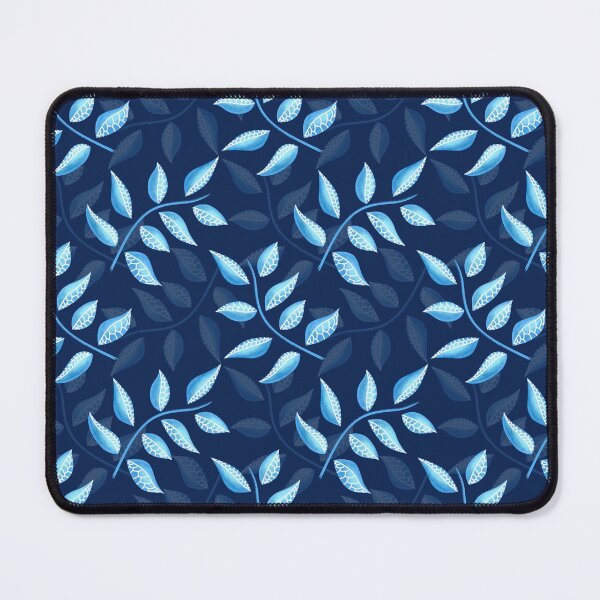 Item preview, Decorative Blue Plant Botanical Pattern designed and sold by Boriana Giormova.