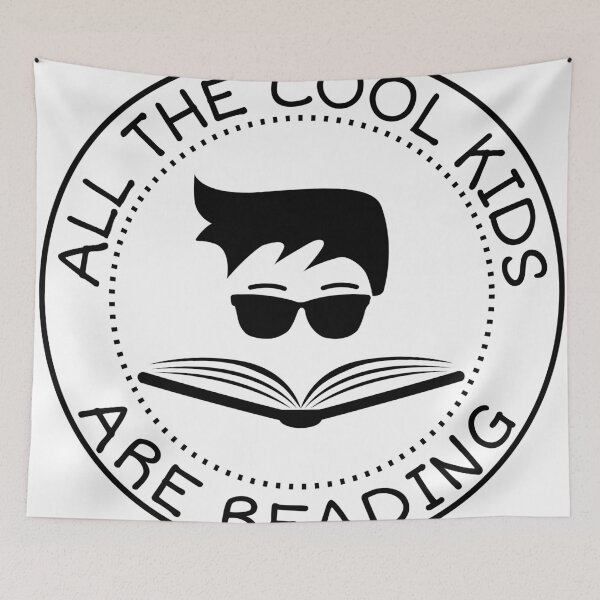 Item preview, All the cool kids are reading designed and sold by Tarzanfunworld.