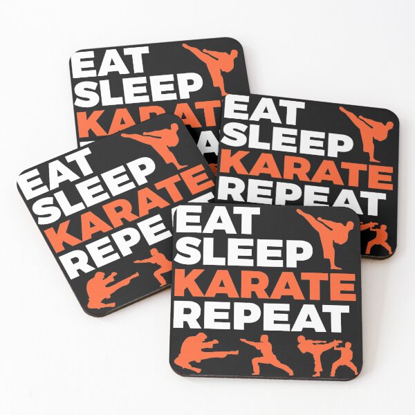 Item preview, Eat Sleep Karate Repeat designed and sold by kcaandwu.