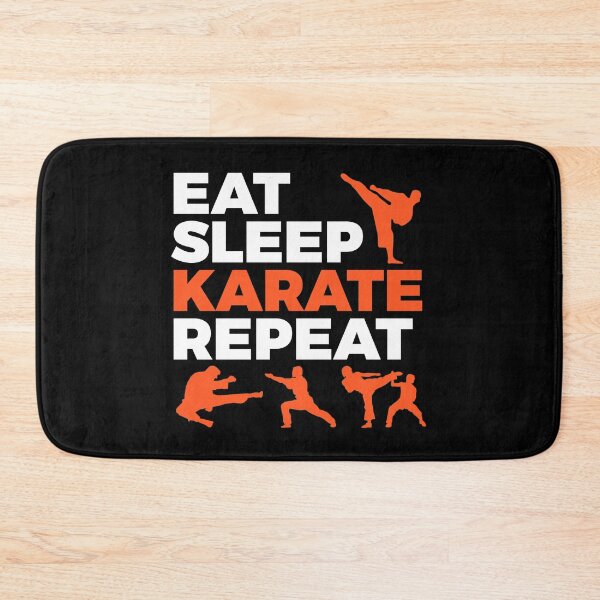 Item preview, Eat Sleep Karate Repeat designed and sold by kcaandwu.