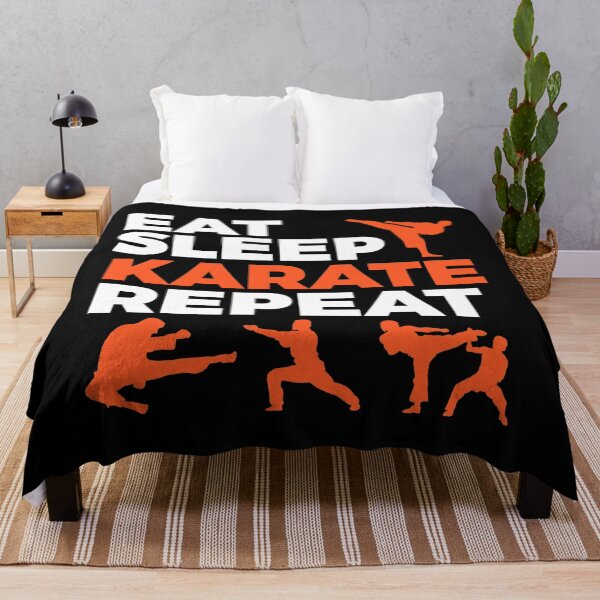 Item preview, Eat Sleep Karate Repeat designed and sold by kcaandwu.