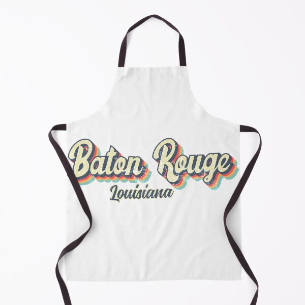 Item preview, Baton Rouge city Louisiana Retro Vintage 70s rainbow designed and sold by Teelogic.
