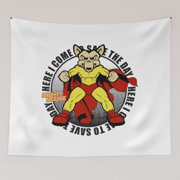 Item preview, Mighty Mouse  designed and sold by Iphigenia228.