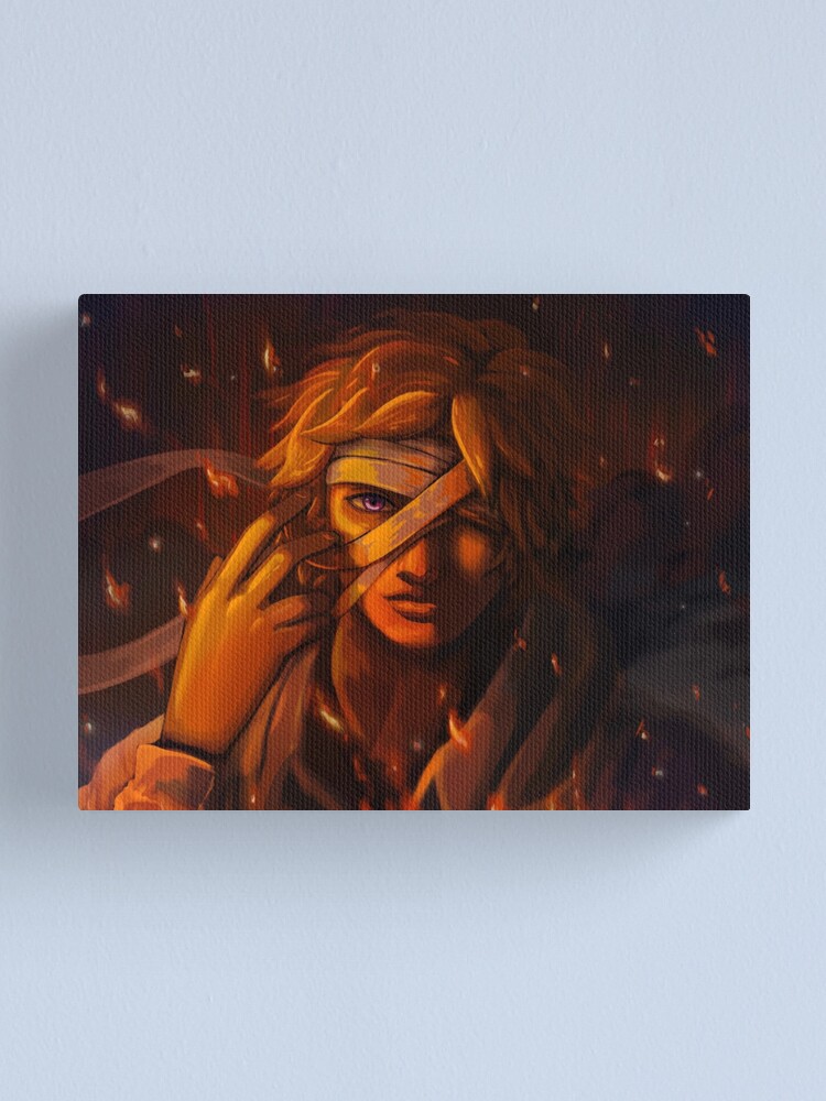 Spook the Survivor of the Flames from Mistborn Canvas Print for Sale by  conj