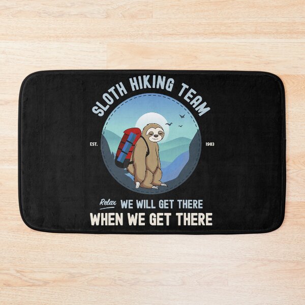 Item preview, Sloth Hiking Tshirt, Sloth Hiking Team  designed and sold by SeleneFrances.