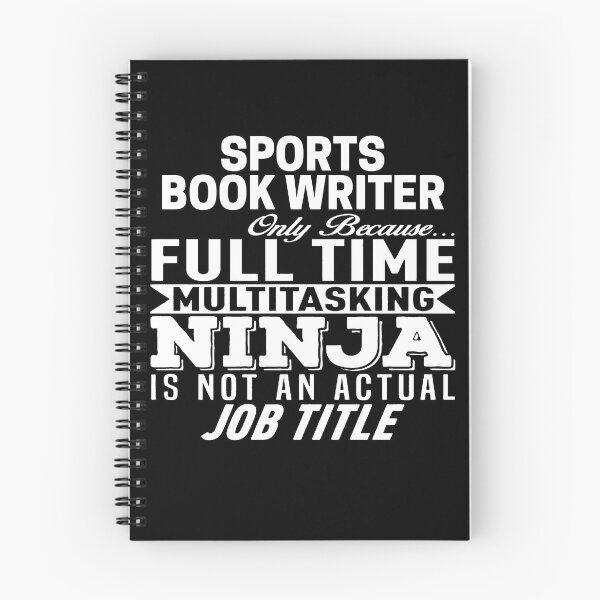 Item preview, Sports book writer designed and sold by clickmostro.