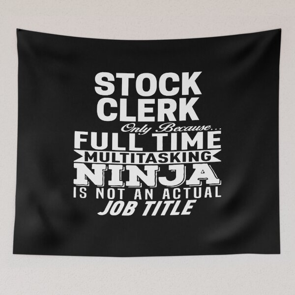 Item preview, Stock clerk designed and sold by clickmostro.