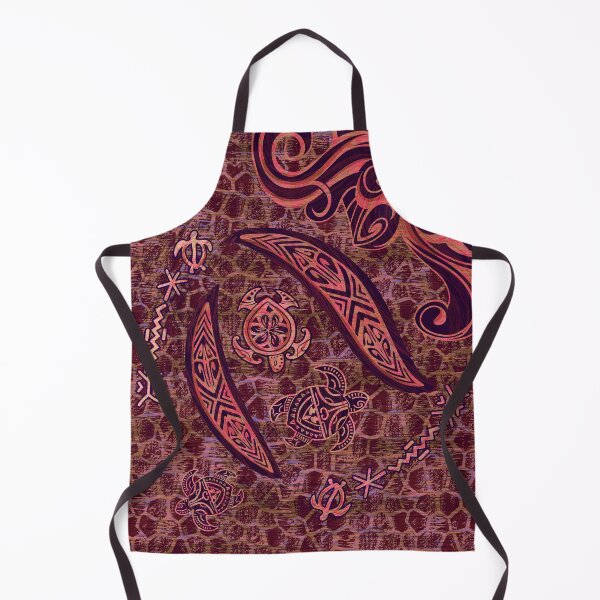 Item preview, Lava Red Turtle Shell Hawaiian - Samoan Tribal designed and sold by sunnthreads.