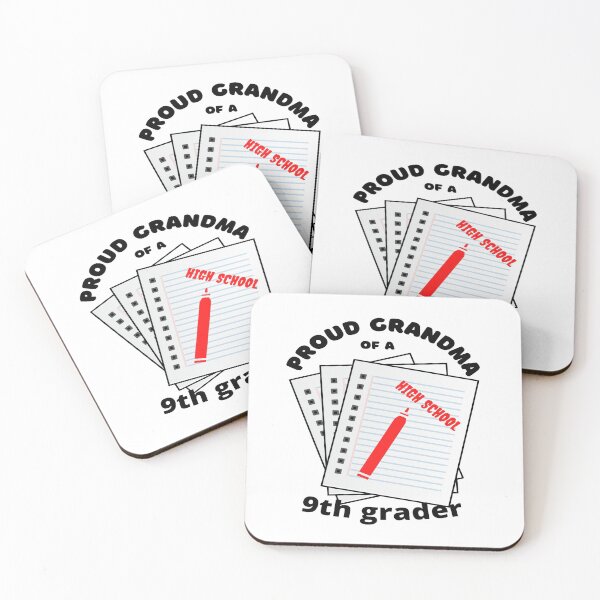 Item preview, proud grandma of a 9th grader, paper and marker graphic designed and sold by Jessi-Sketches.