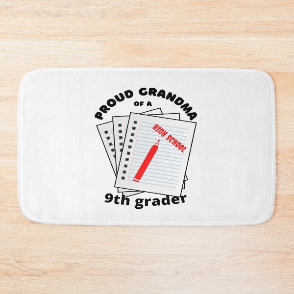 Item preview, proud grandma of a 9th grader, paper and marker graphic designed and sold by Jessi-Sketches.