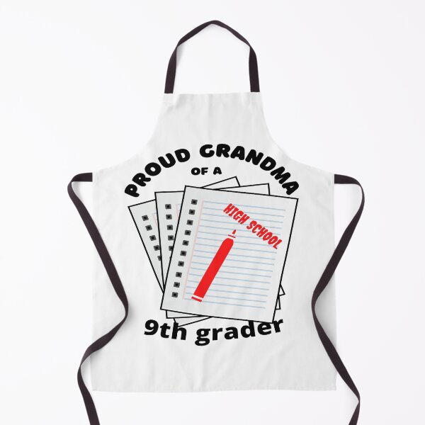 Item preview, proud grandma of a 9th grader, paper and marker graphic designed and sold by Jessi-Sketches.