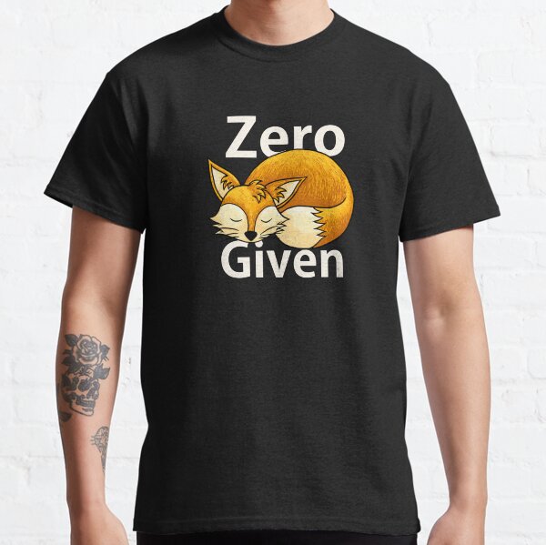 zero fox shirt