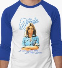 Olivia Newton-John - 70's If You Love Me, Let Me Know Men's Baseball ¾ T-Shirt