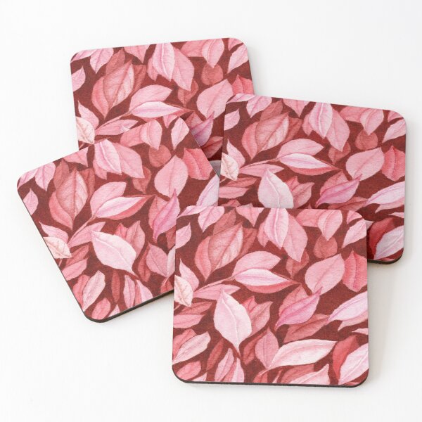 Item preview, Pink Watercolour Leaves designed and sold by AnnetteGWhite.