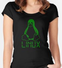 Linux Women's Fitted Scoop T-Shirt