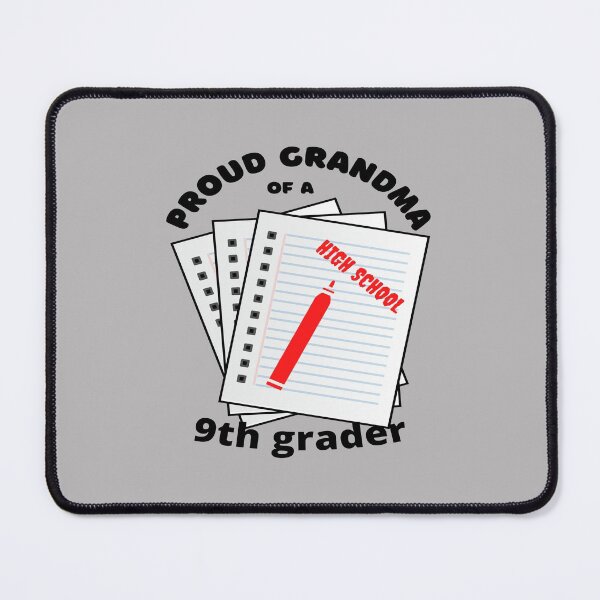 Item preview, proud grandma of a 9th grader, paper and marker graphic designed and sold by Jessi-Sketches.