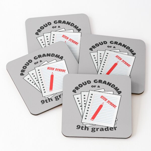 Item preview, proud grandma of a 9th grader, paper and marker graphic designed and sold by Jessi-Sketches.