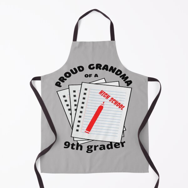 Item preview, proud grandma of a 9th grader, paper and marker graphic designed and sold by Jessi-Sketches.