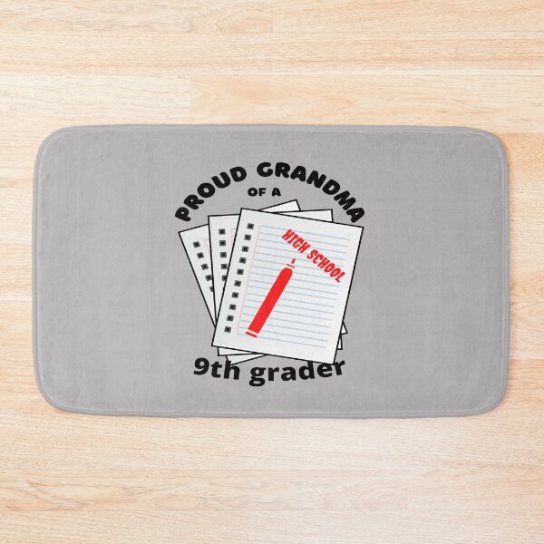 Item preview, proud grandma of a 9th grader, paper and marker graphic designed and sold by Jessi-Sketches.