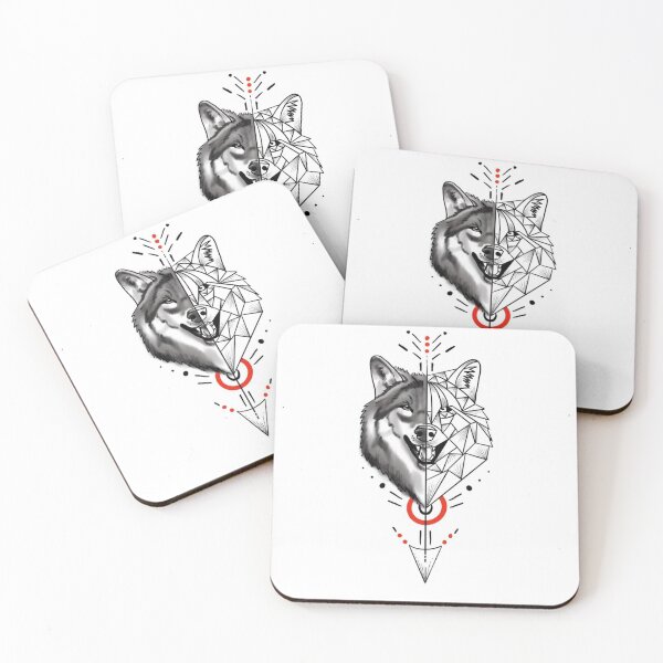 Item preview, wolf vector art designed and sold by wolvoo.