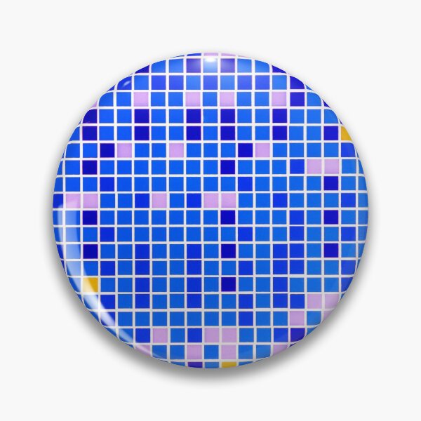 Item preview, Retro Bathroom Mosaic designed and sold by essentialimage.