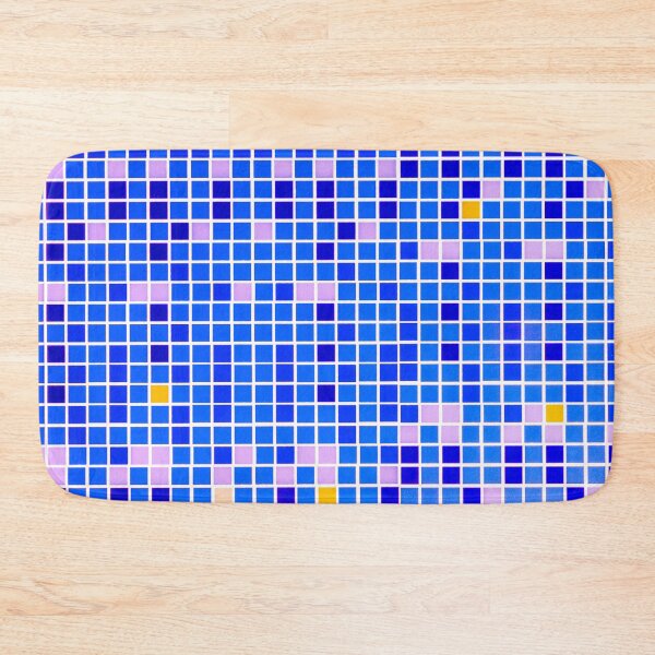 Item preview, Retro Bathroom Mosaic designed and sold by essentialimage.