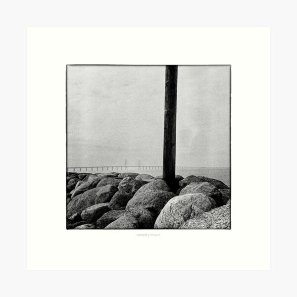 the Öresund bridge Art Print