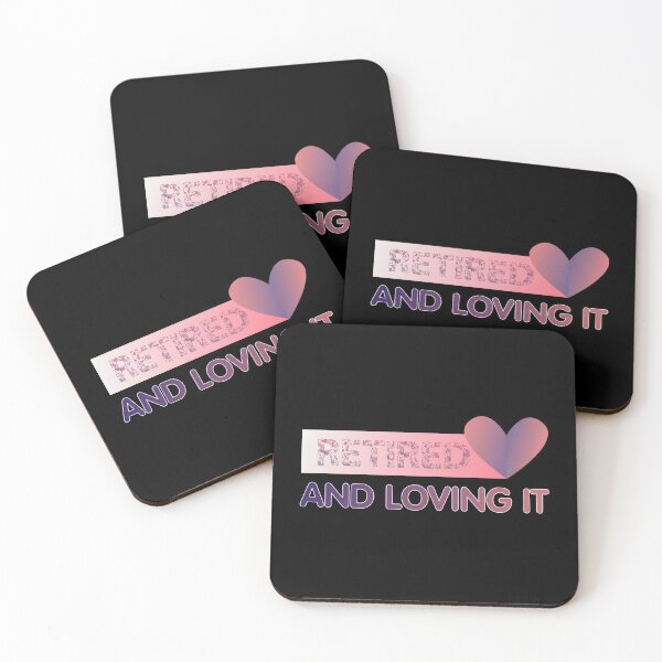 Item preview, Retired And Loving It | Gradient Color designed and sold by Mintminz.