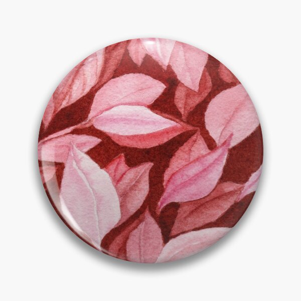 Item preview, Pink Watercolour Leaves designed and sold by AnnetteGWhite.