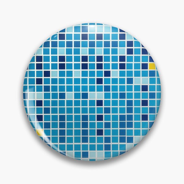 Item preview, Retro Bathroom Mosaic designed and sold by essentialimage.