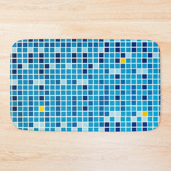 Item preview, Retro Bathroom Mosaic designed and sold by essentialimage.