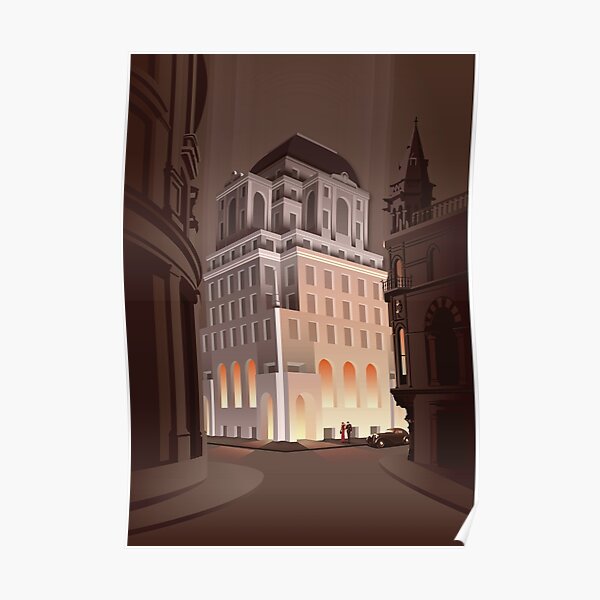 Manchester 100 king Street Poster