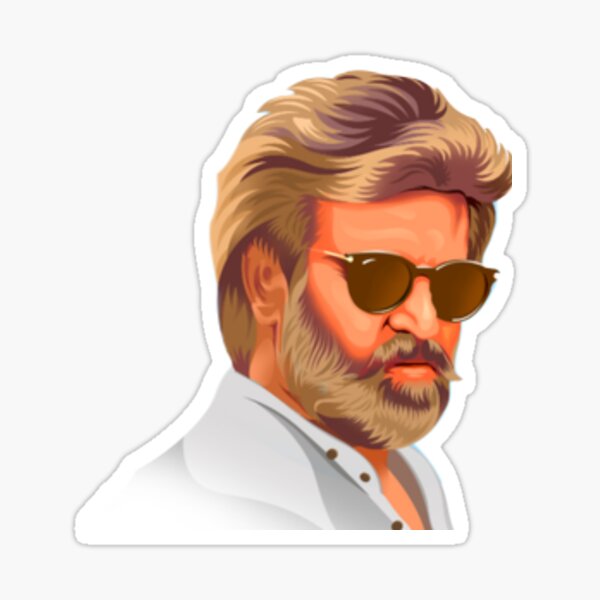 "Rajini superstar " Sticker for Sale by MONICA17398 Redbubble