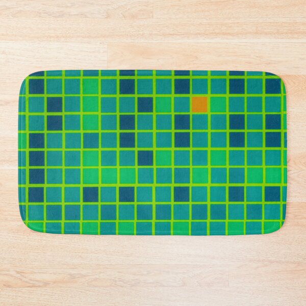 Item preview, Retro Bathroom Mosaic designed and sold by essentialimage.