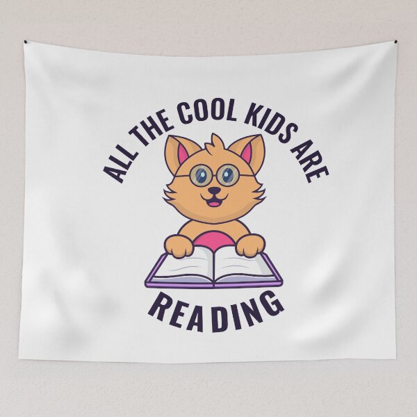 Item preview, All The Cool Kids Are Reading designed and sold by dfranc.