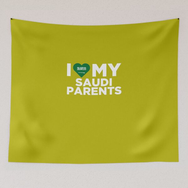 Item preview, I Love My Saudi Parents designed and sold by AlwaysAwesome.