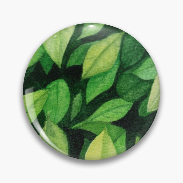 Item preview, Green Leaves Watercolour designed and sold by AnnetteGWhite.