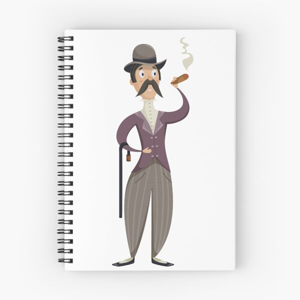Item preview, Gentleman with cigar and stick designed and sold by kateja.