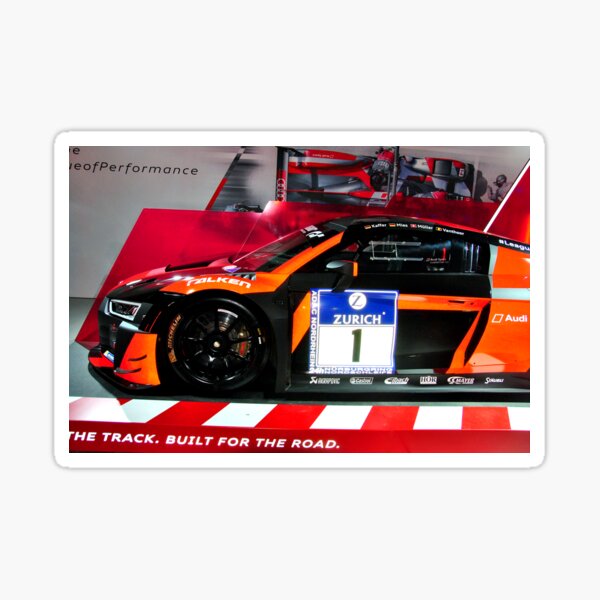Audi Sport Autocollant Voiture Autocollant Vinyle Rouge Autocollants Course 100 mm Racing Rally