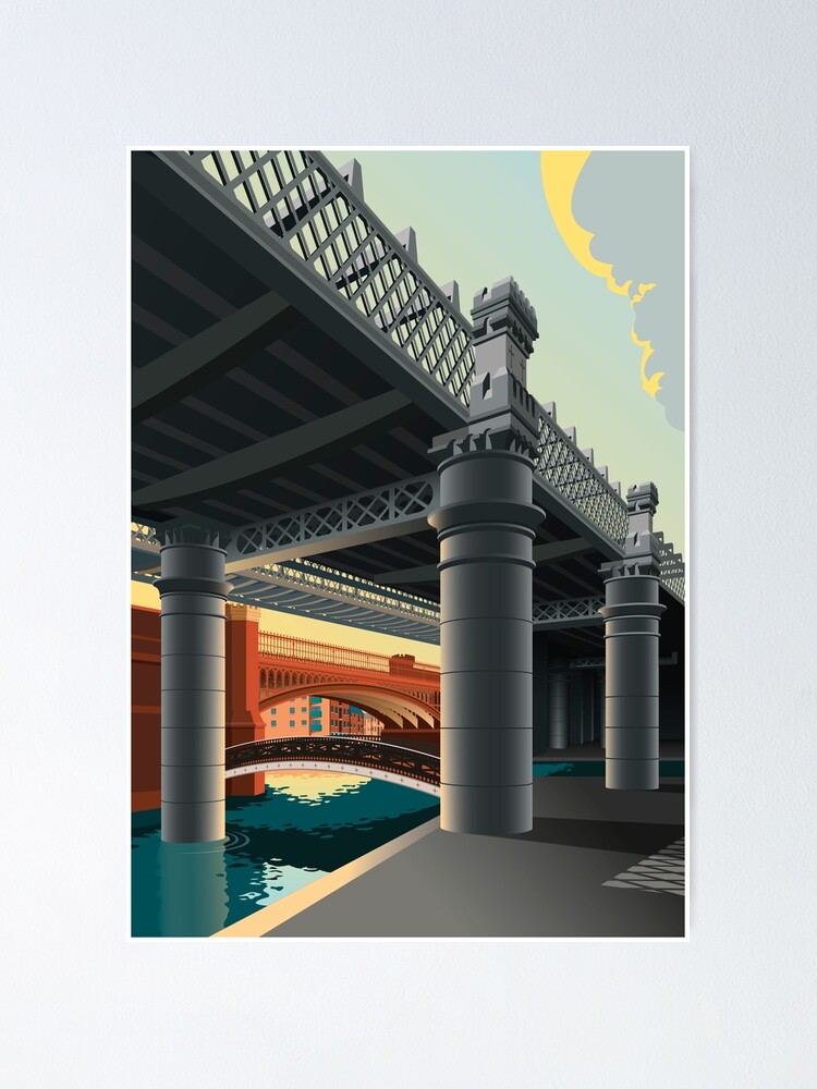 Alternate view of Castlefield, Manchester Poster