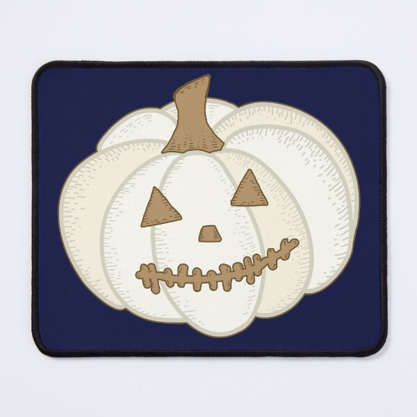 Item preview, Elegant Retro White Halloween Pumpkin designed and sold by GrimButterfly.