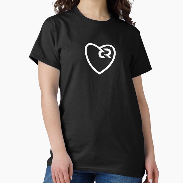 Decred heart © v1 (Design timestamped by https://timestamp.decred.org/) Classic T-Shirt